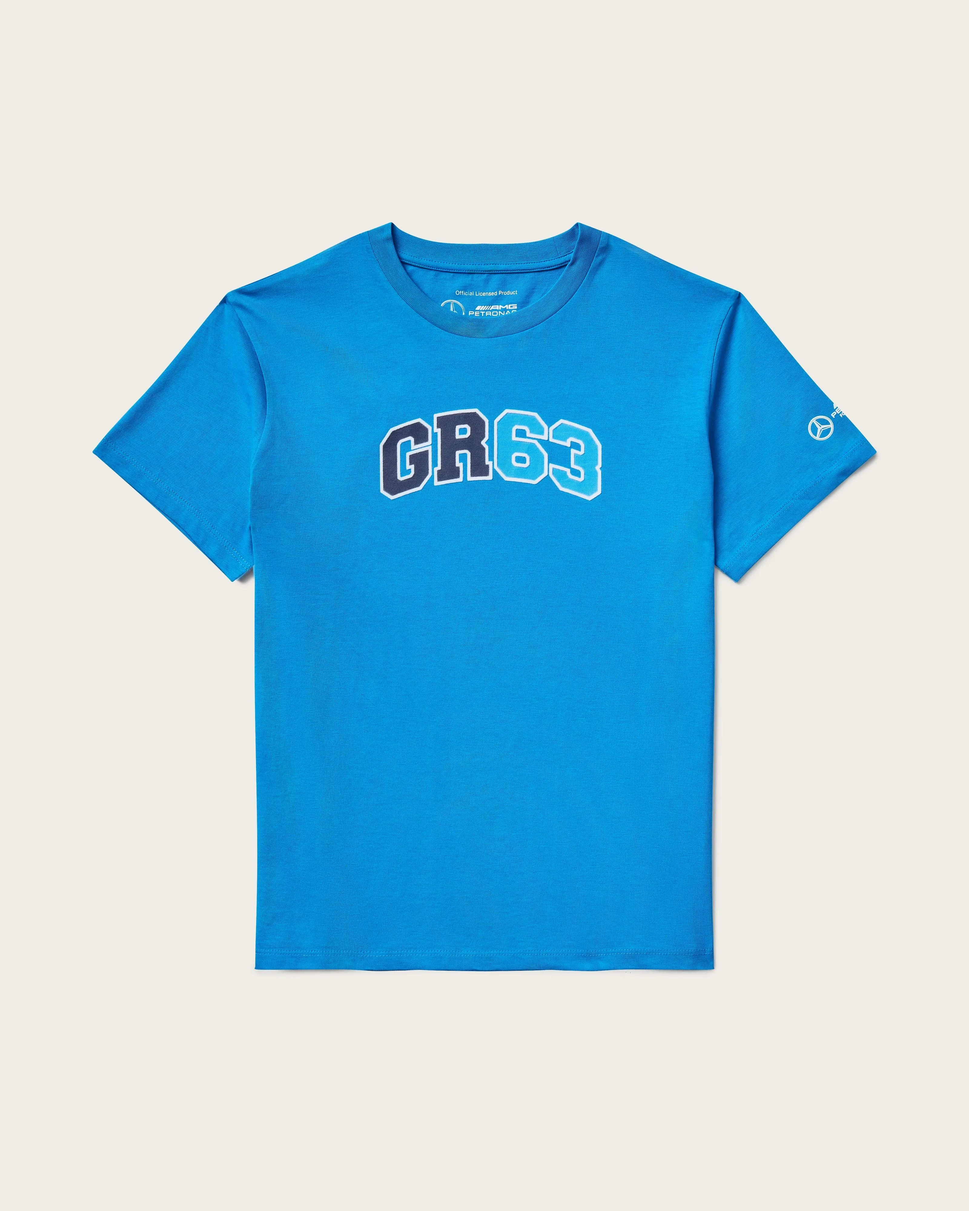 Womens George Russell Logo Tee Blue